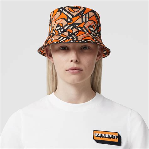 burberry bucket hat orange|Burberry bucket hat size chart.